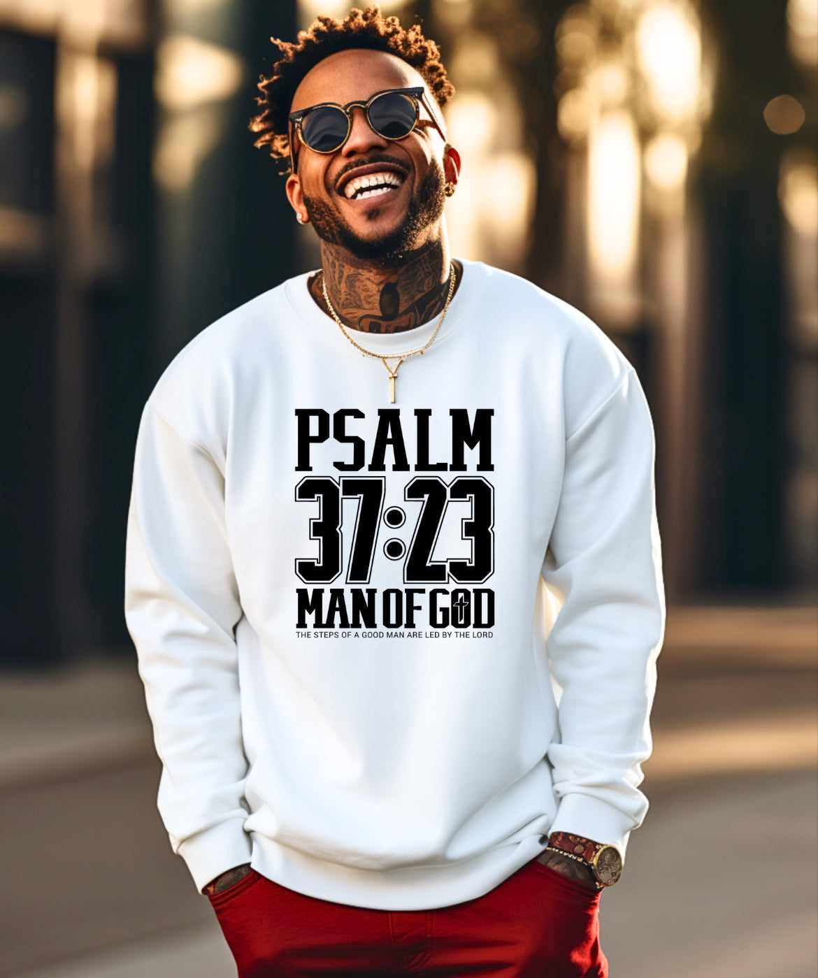 Man of God T-Shirt - Psalm 37:23