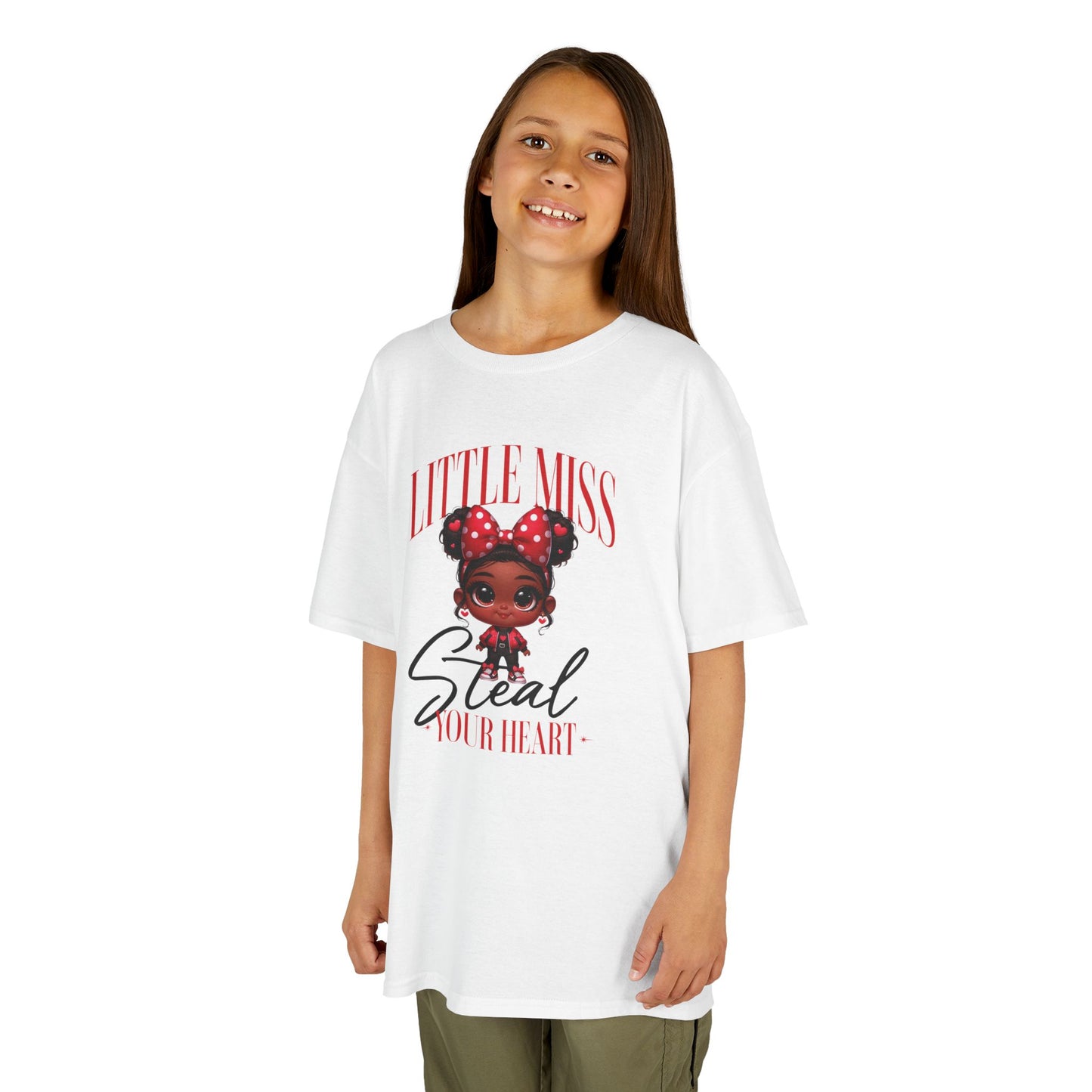 Kids Tee Little Miss Steal Your Heart - Girls