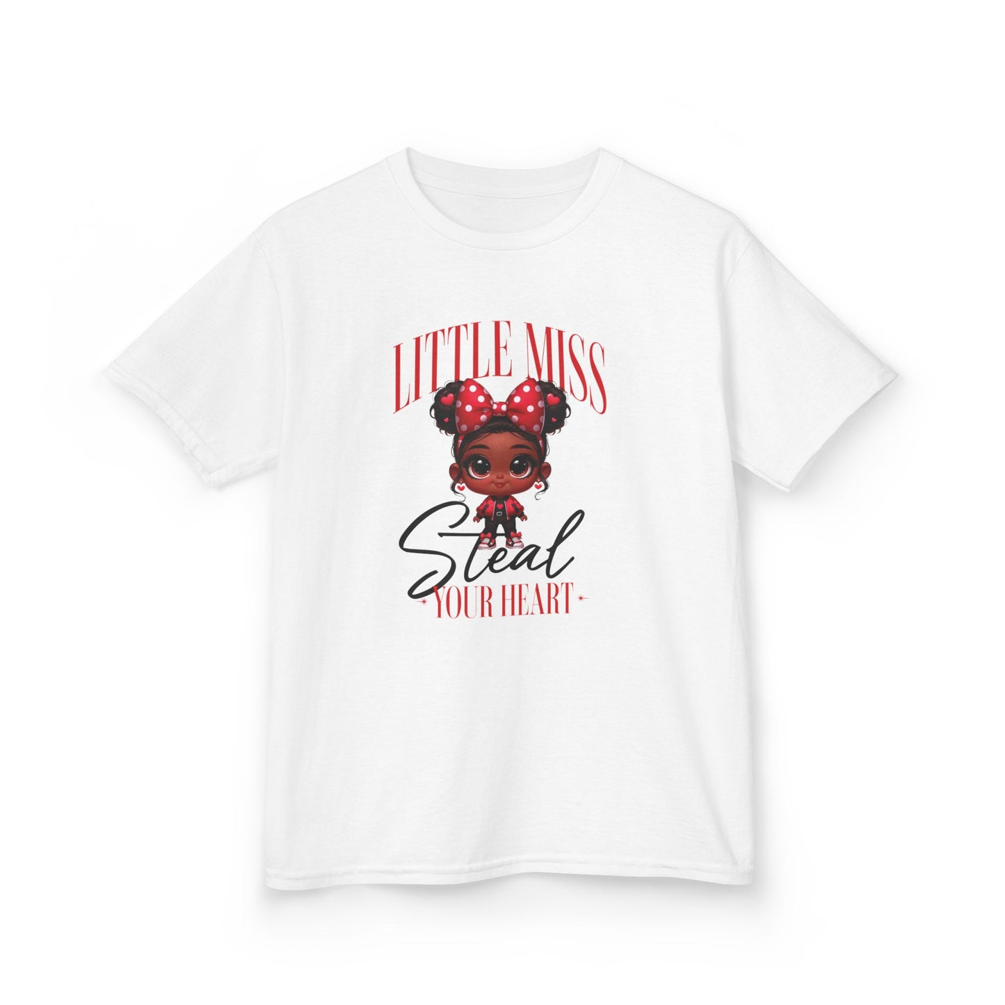 Kids Tee Little Miss Steal Your Heart - Girls
