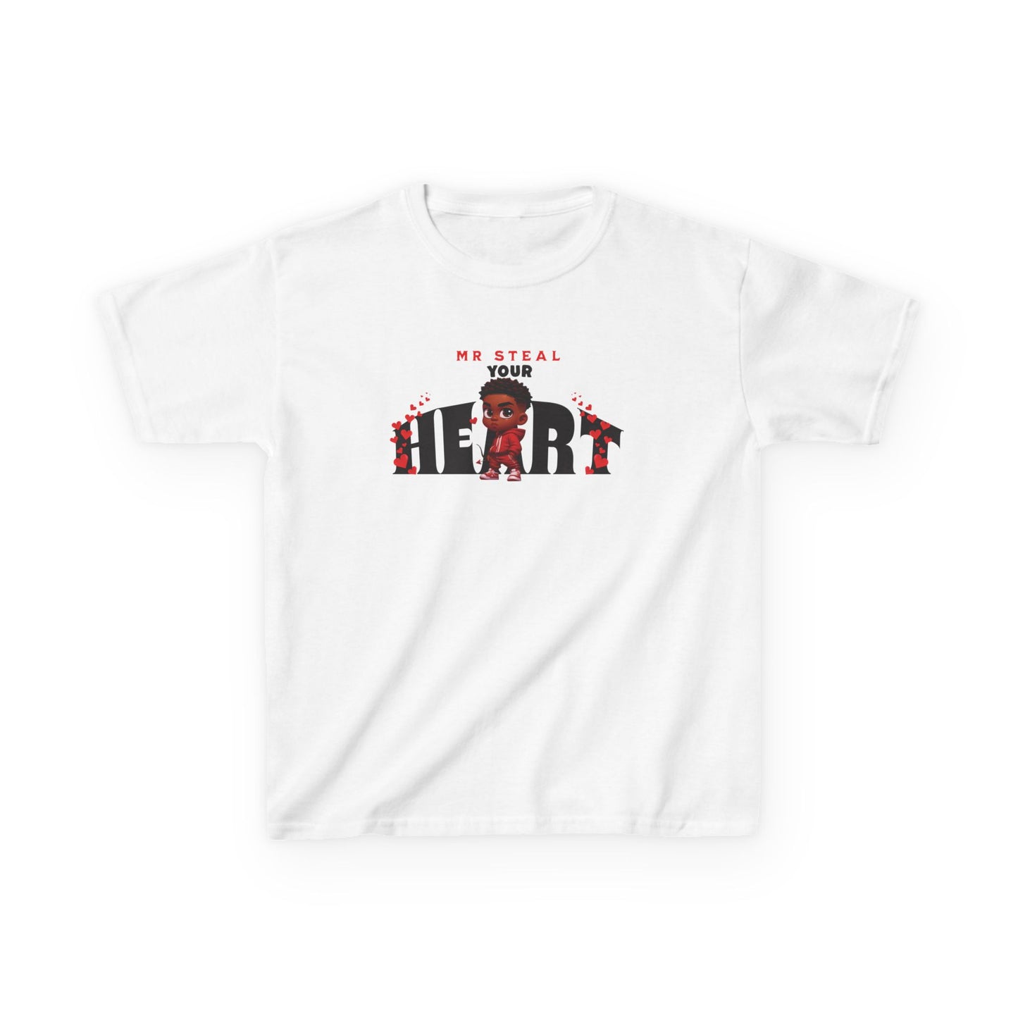 Kids Tee - Mr Steal Your Heart Boy Design