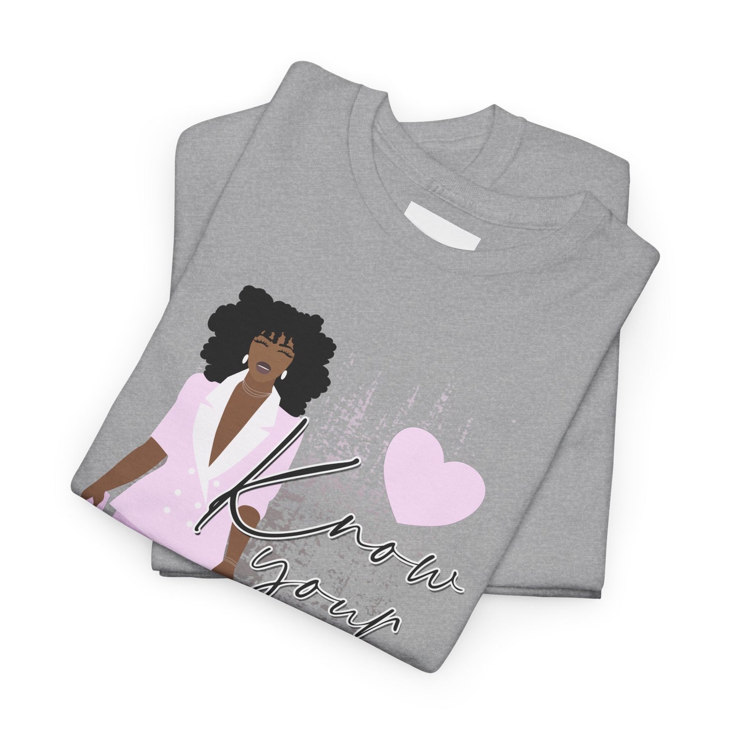 “Know Your Worth, Then Add Tax” Women Empowerment T-Shirt - Pink Suit