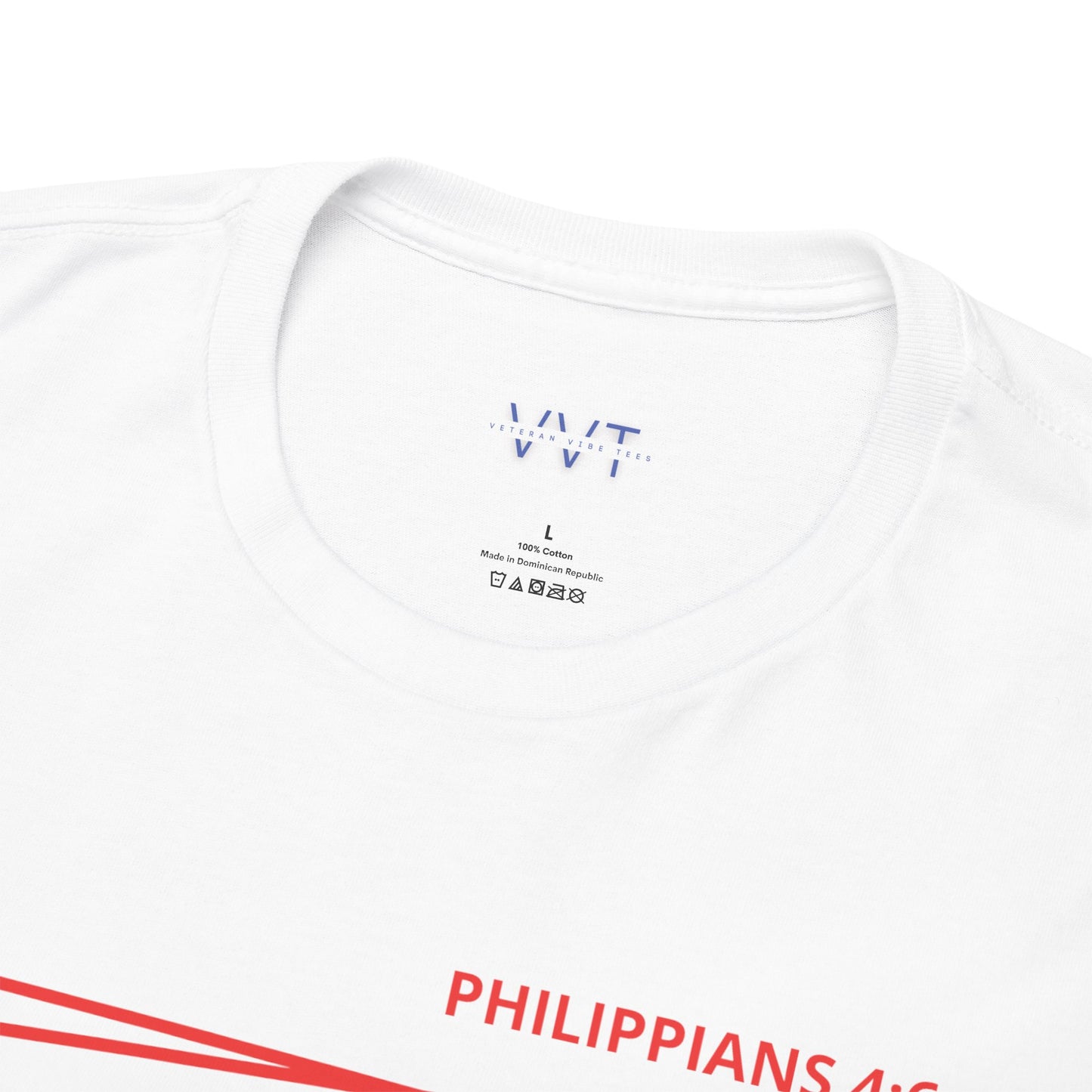 White & Red - Pray More, Worry Less Philippians 4:6