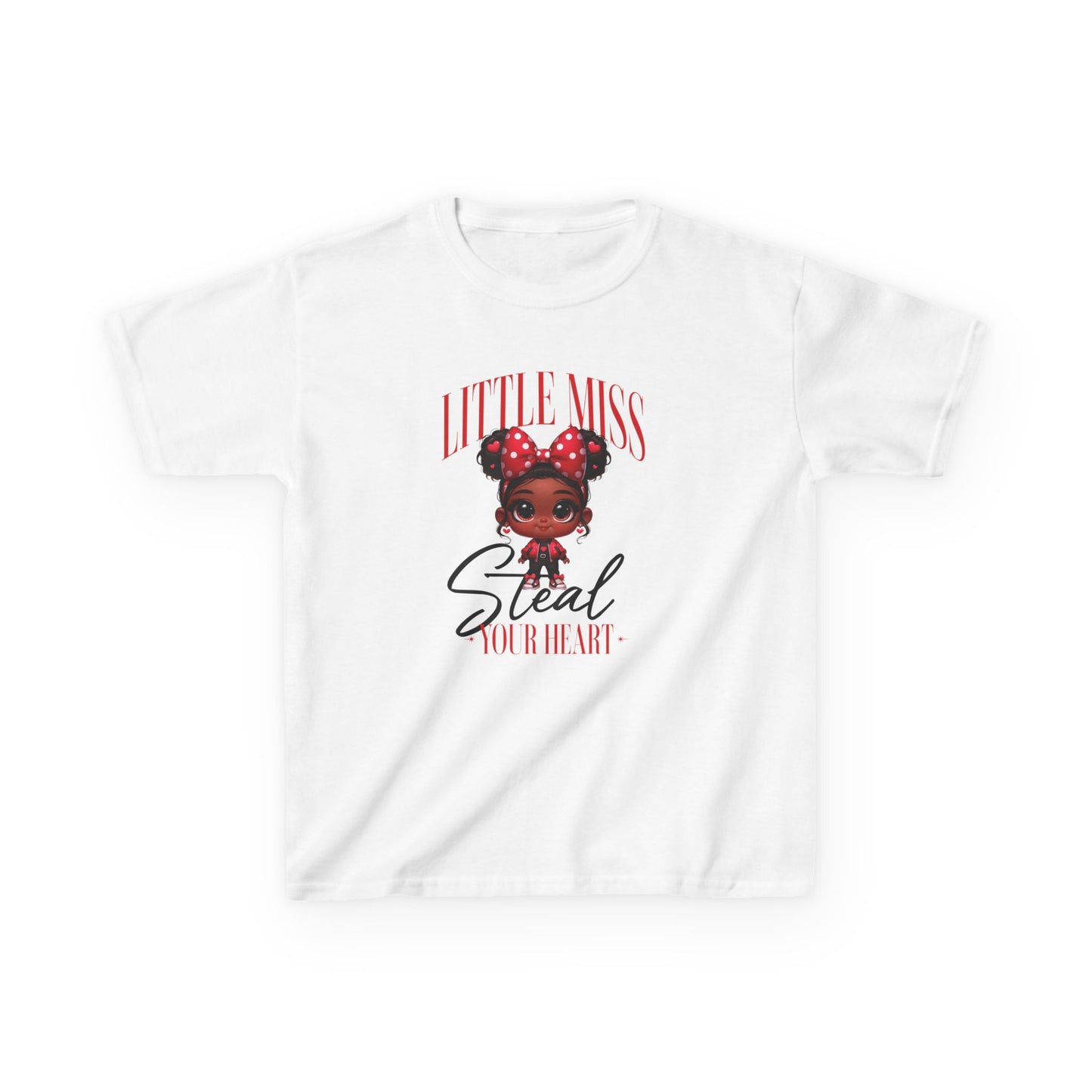 Kids Tee Little Miss Steal Your Heart - Girls