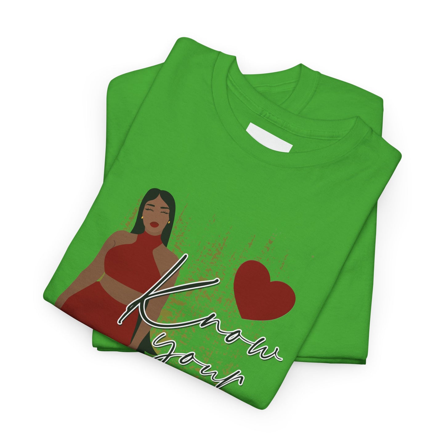 “Know Your Worth, Then Add Tax” Women Empowerment T-Shirt - Red Dress