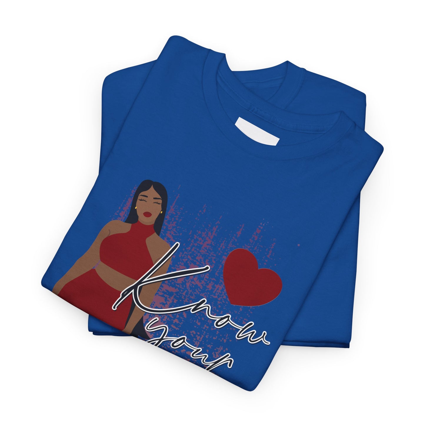 “Know Your Worth, Then Add Tax” Women Empowerment T-Shirt - Red Dress