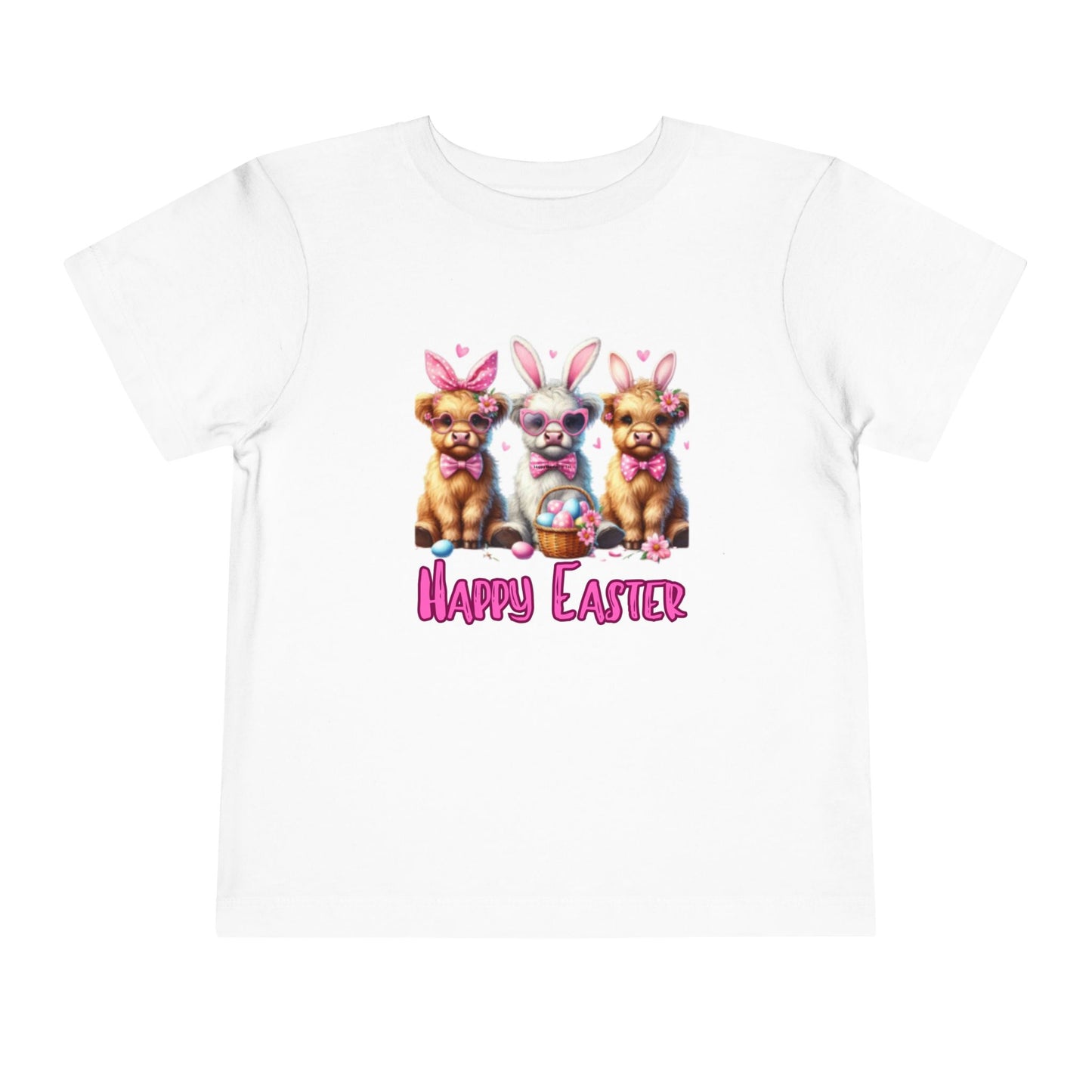 Happy Easter Toddler Tee – Cute Animal Design for Spring Celebrations