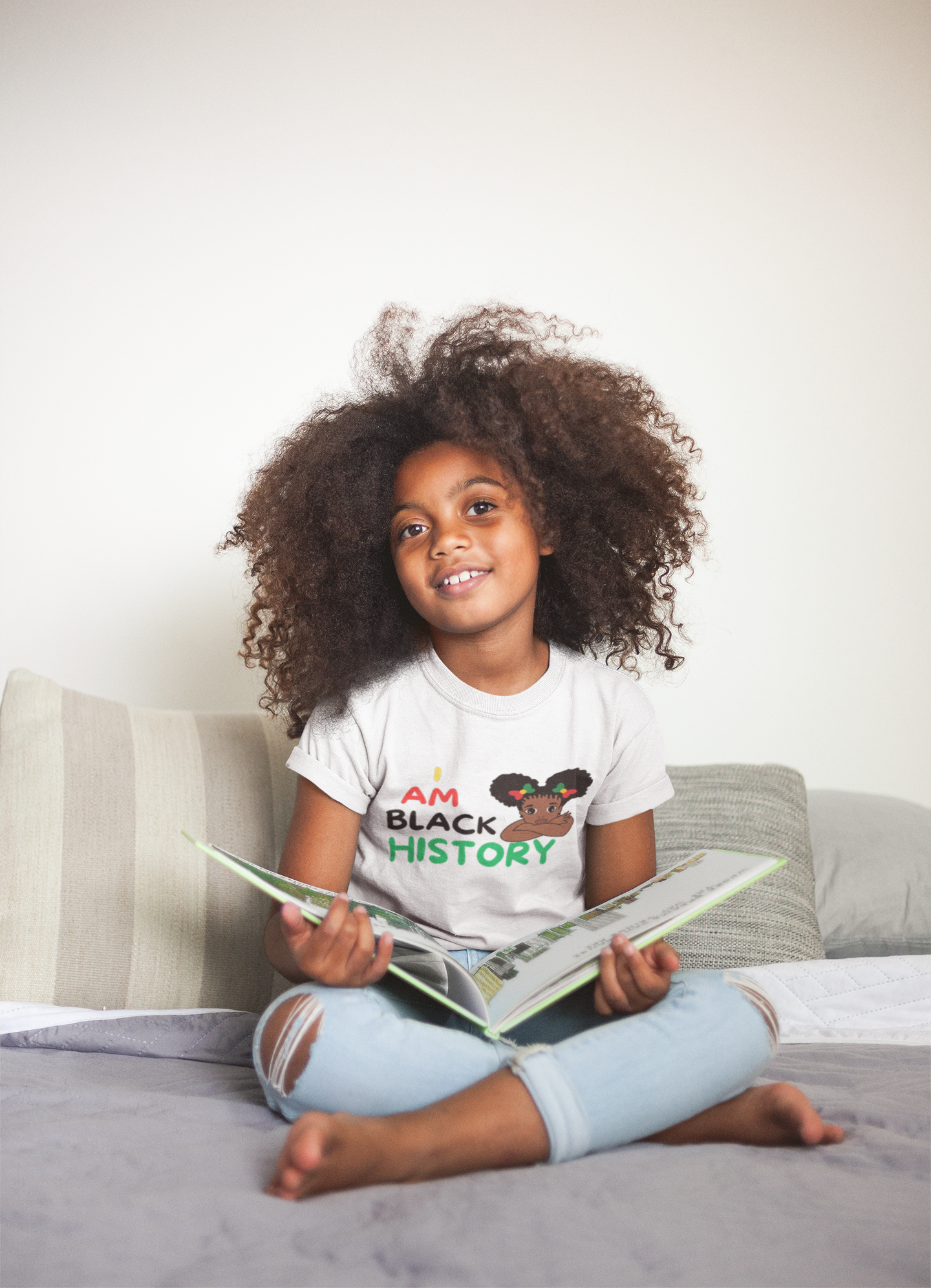 Girls I Am Black History Tee