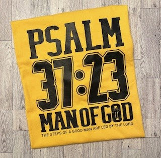 Man of God T-Shirt - Psalm 37:23